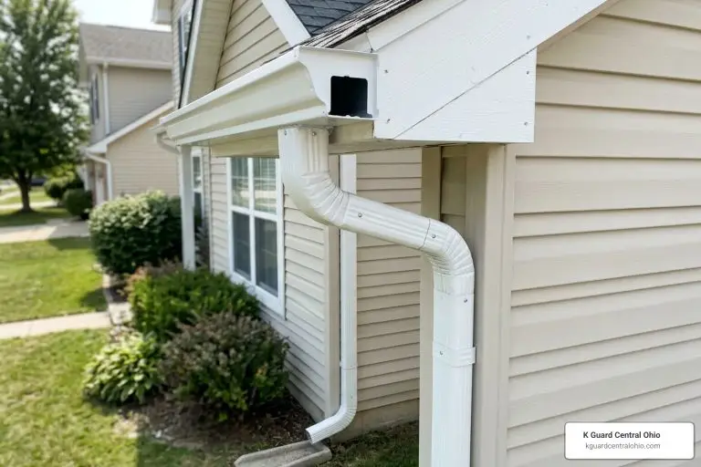 how do you install a downspout on an existing gutter