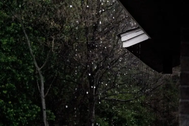 overflowing gutters during heavy rain